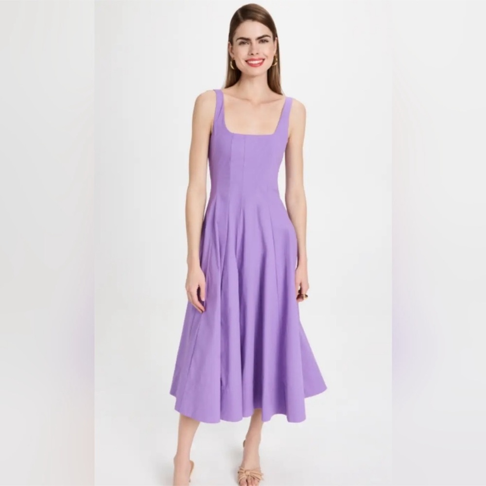 STAUD Size 6 Wells Dress - Amethyst